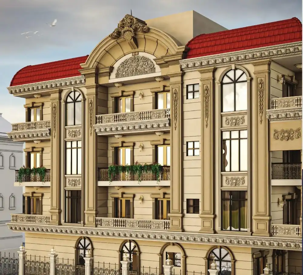E72 — النورث هاوس — تفاصيل الواجهة